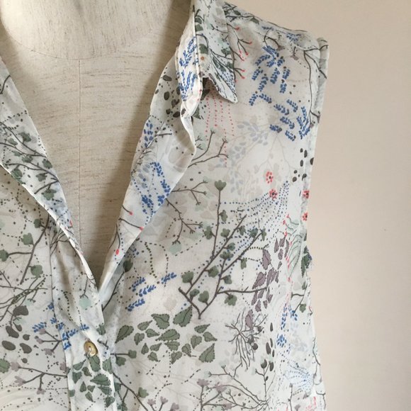 H&M Sheer Floral Blouse - Picture 4 of 7